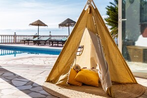 Pool - Villa Selvatic with Sea Views, Pool, Sauna, and Cinema (Arenas)