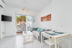 TV - Apartment in 'N9' Hotel with Shared Pool, Wi-Fi, and Air Conditioning (Nerja)