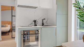 Chalet supérieur, vue sur la montagne | Cuisine privée