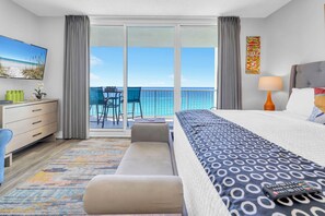 1 bedroom, iron/ironing board, free WiFi, bed sheets - ⛱️Gulf Front VIEW-5 Pools-Majestic Beach 1-1209⛱️ (Panama City Beach)