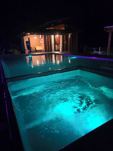 Romantic Chalet with Private Spa and Swimming Pool