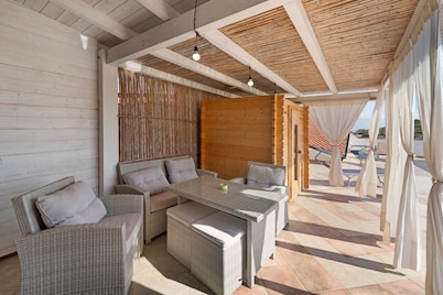 Villa Nuragica – Apartment with Outdoor Kitchen and Terrace with View