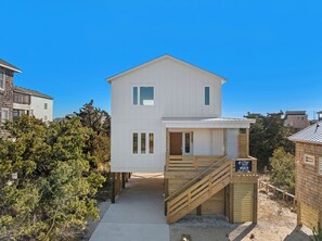 Exterior - New Oceanside Home, Steps to Beach w/ Private Hot Tub (Salvo)