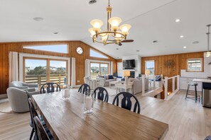Dining - Tails in the Sand: Private Heated Pool | Hot Tub | Dogs OK (Corolla)