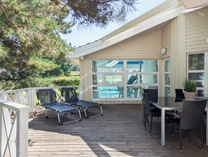 Outdoor dining - Beach view vacation home 13 (Lübeck-Travemünde)