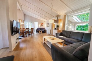 TV, fireplace, DVD player, stereo - Beach view vacation home 25 (Lübeck-Travemünde)