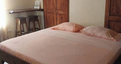 Comfortable and cozy refuge in the middle of the tropical jungle