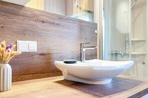 Een douche, een haardroger