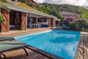 Pool - Villa for 6 - Terraces and pool - Anse d'Arlet (Les Anses-d'Arlet)