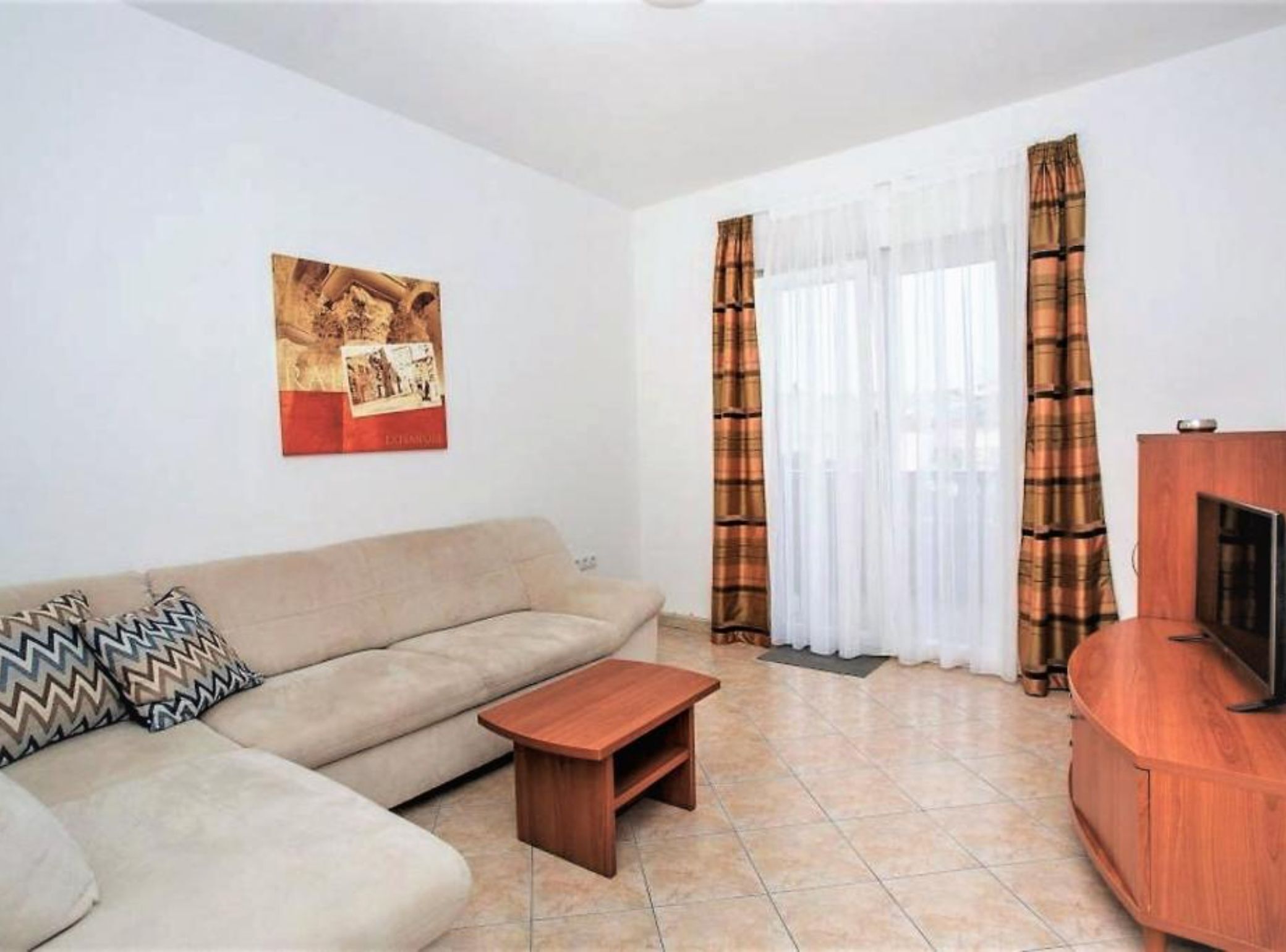 Apartment (One Bedroom Apartment With Terrace (C) | 8 bedrooms, cots/infant beds, free WiFi