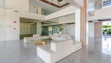 Condo, 1 Bedroom, Balcony, Pool View | Interior