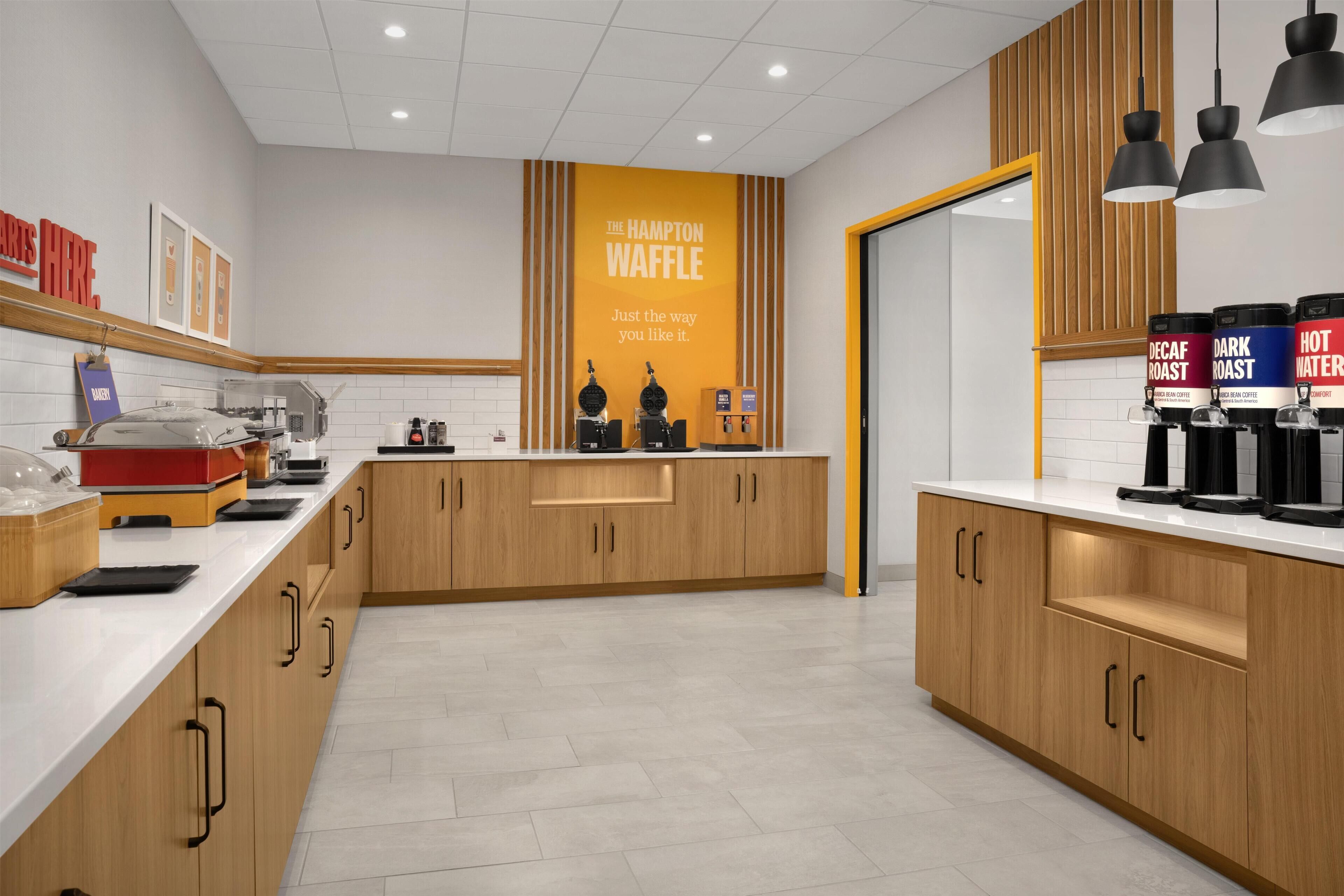 Free daily buffet breakfast