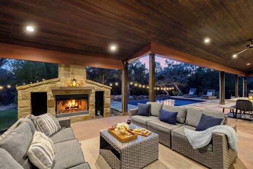 6BR Hill Country | Pool, Game Room + 7.5 Acres | 8 Min to Salt Lick