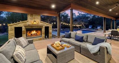 6BR Hill Country | Pool, Game Room + 7.5 Acres | 8 Min to Salt Lick