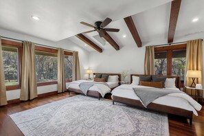 Desk, iron/ironing board, internet, bed sheets