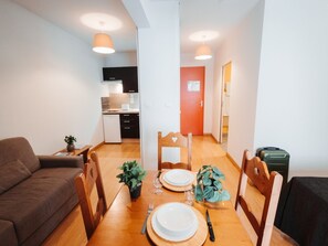 Living room - Cozy 2-bedroom Apartment for 4 People (Ax-les-Thermes)