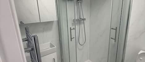 Hair dryer, towels