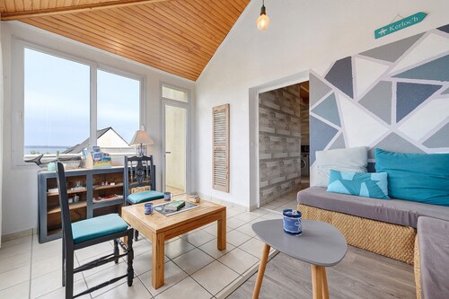 Meerblick, authentisches Fischerhaus mit Garten in Camaret