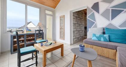 Meerblick, authentisches Fischerhaus mit Garten in Camaret