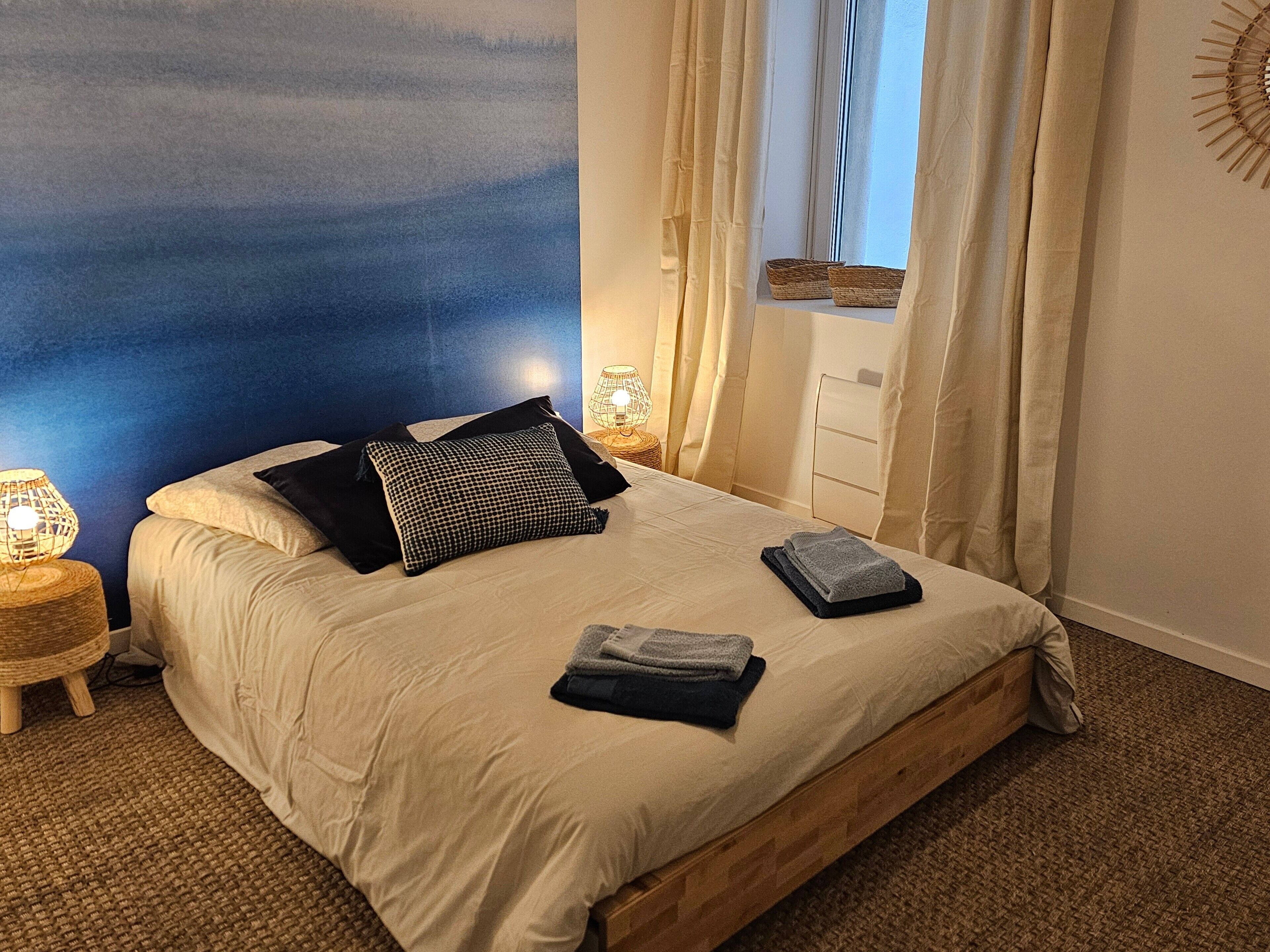 2 chambres, Wi-Fi, draps fournis