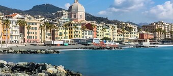 Spacious house in Pegli, 3 minutes from the sea and 10 from the center of Genoa.