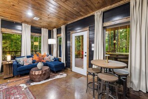 Living area - Amenity Haven! Pool, Mini Golf, Game Room, Sauna, Gym, Cold Plunge, Spa, Slide (Broken Bow)