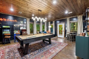 Games room - Amenity Haven! Pool, Mini Golf, Game Room, Sauna, Gym, Cold Plunge, Spa, Slide (Broken Bow)