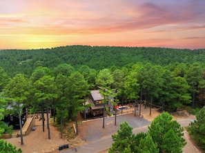 Exterior - Amenity Haven! Pool, Mini Golf, Game Room, Sauna, Gym, Cold Plunge, Spa, Slide (Broken Bow)