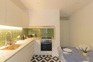 Premium appartement, 1 slaapkamer, uitzicht op stad | Privékeuken