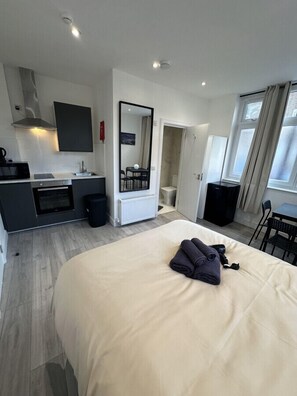 1 bedroom, iron/ironing board, WiFi, bed sheets - Studio near London Bridge with private kitchen (London)