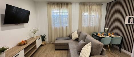 Lägenhet Comfort - uteplats | Vardagsrum