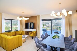 Apartment (4 Bedrooms) | Living room - Hedera Estate, Villa Hedera IX (Zupa dubrovacka)