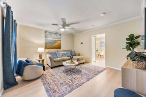 TV, offices - Space Coast Surf & Rocket Launch Escape (Cape Canaveral)