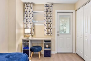 2 bedrooms, desk, iron/ironing board, travel cot - Space Coast Surf & Rocket Launch Escape (Cape Canaveral)