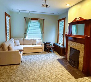 Smart TV, music library, stereo