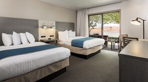 Deluxe Room, 2 Queen Beds | Iron/ironing board, free WiFi - Defiance House Lodge (Bullfrog)