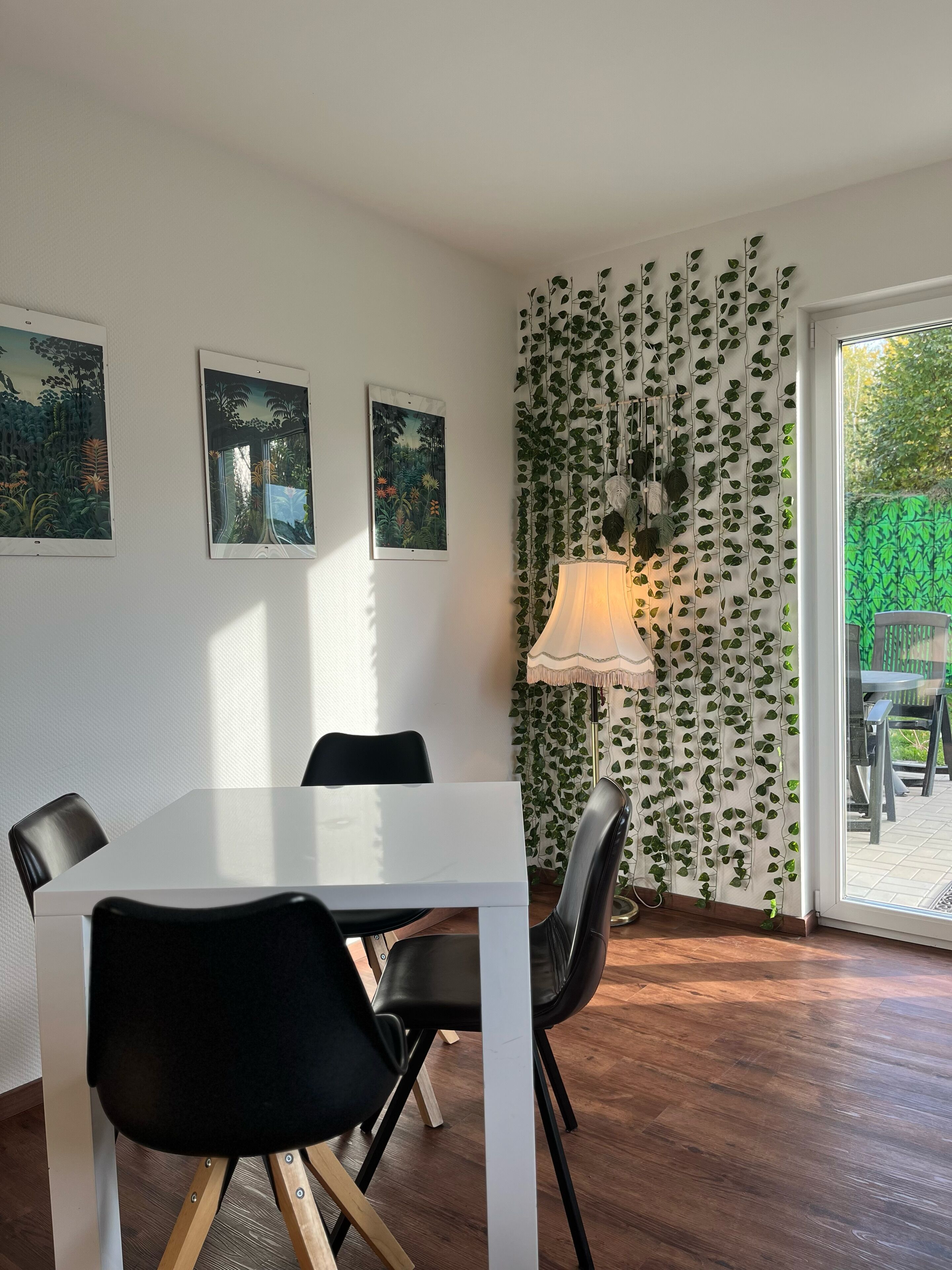 Comfort House, 3 Bedrooms, Garden View | Living area | 65-inch flat-screen TV with digital channels, Netflix, heated floors