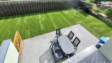 Comfort-Haus, 3 Schlafzimmer, Gartenblick | Terrasse/Patio