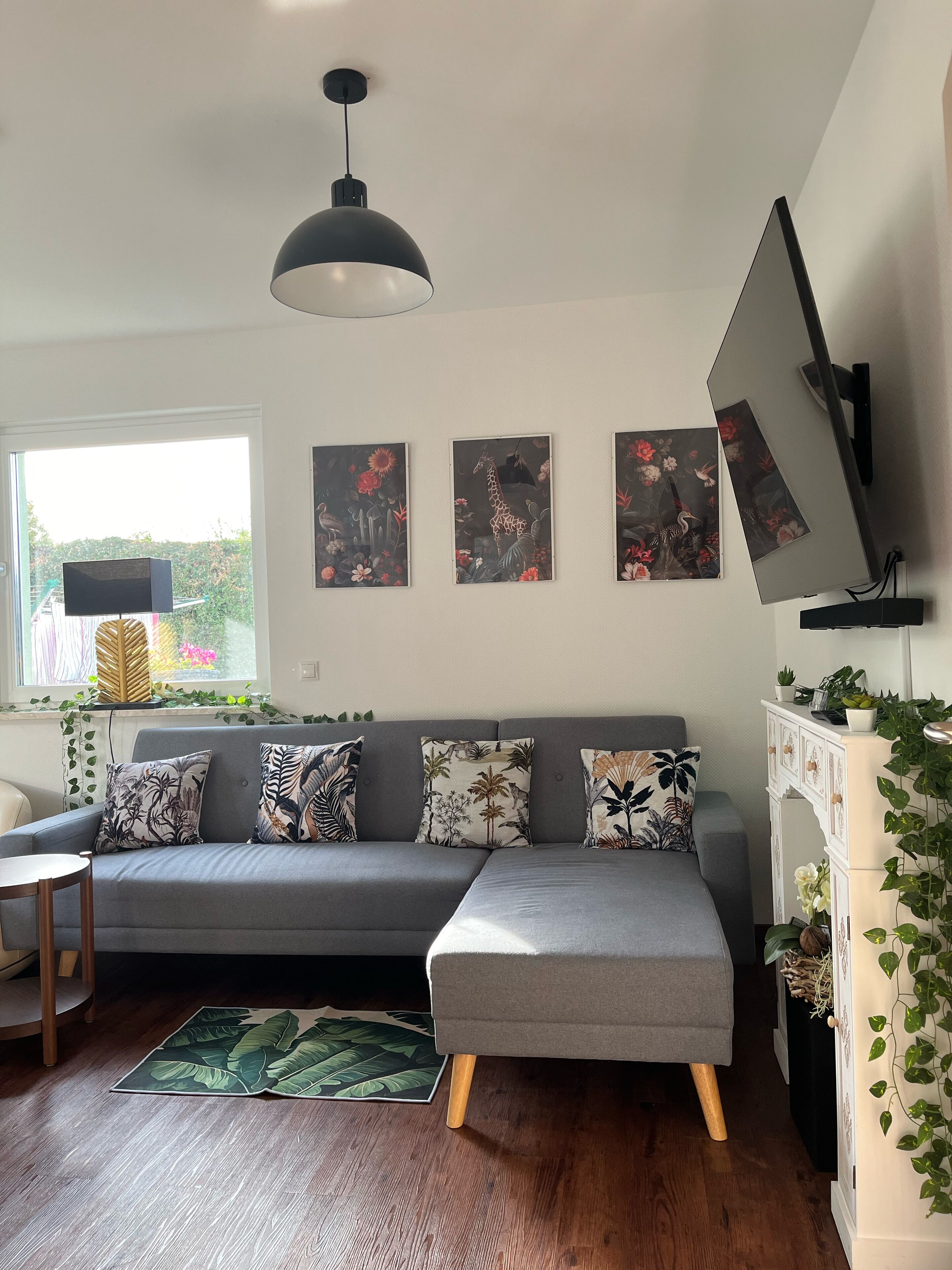 Comfort-Haus, 3 Schlafzimmer, Gartenblick | Wohnbereich