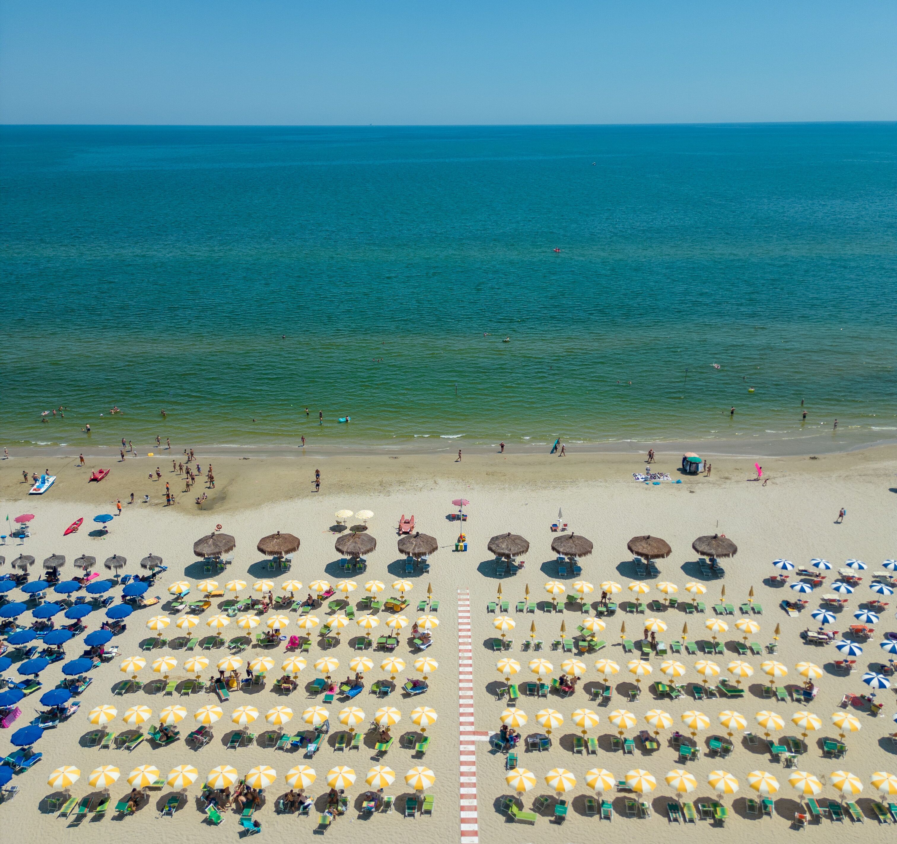Private beach, beach bar