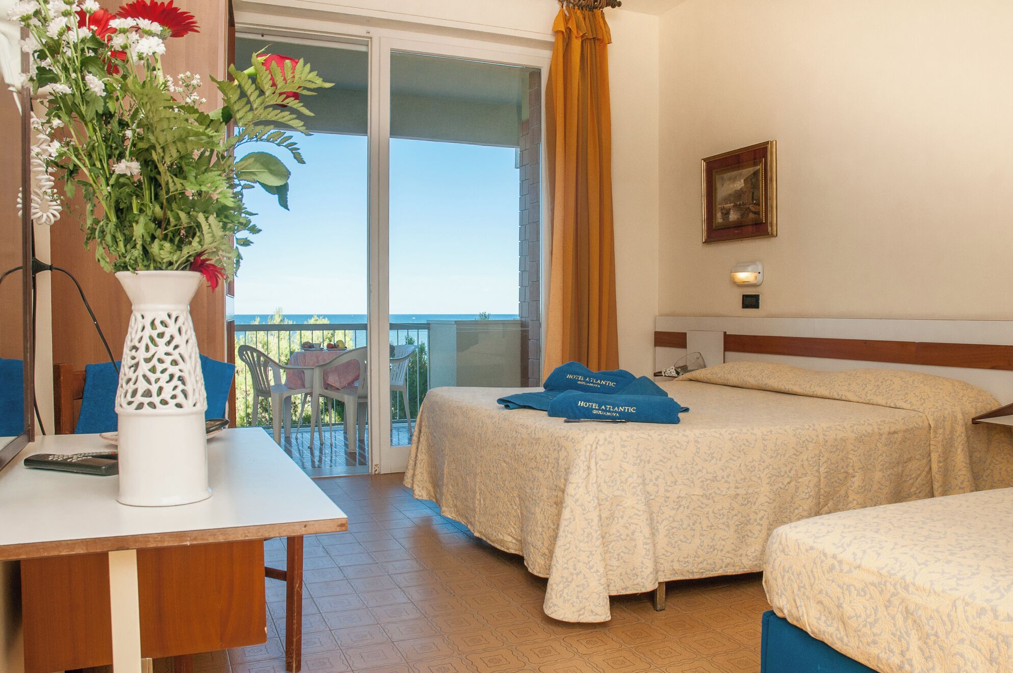 Quadruple Room, Balcony, Sea View | In-room safe, free WiFi