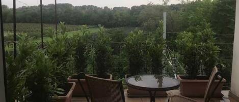 Family Quadruple Room, Balcony | Outdoor dining