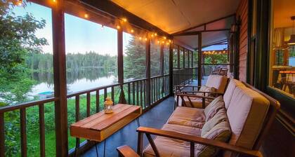 Chalet du Coeur: Spa et Vue!