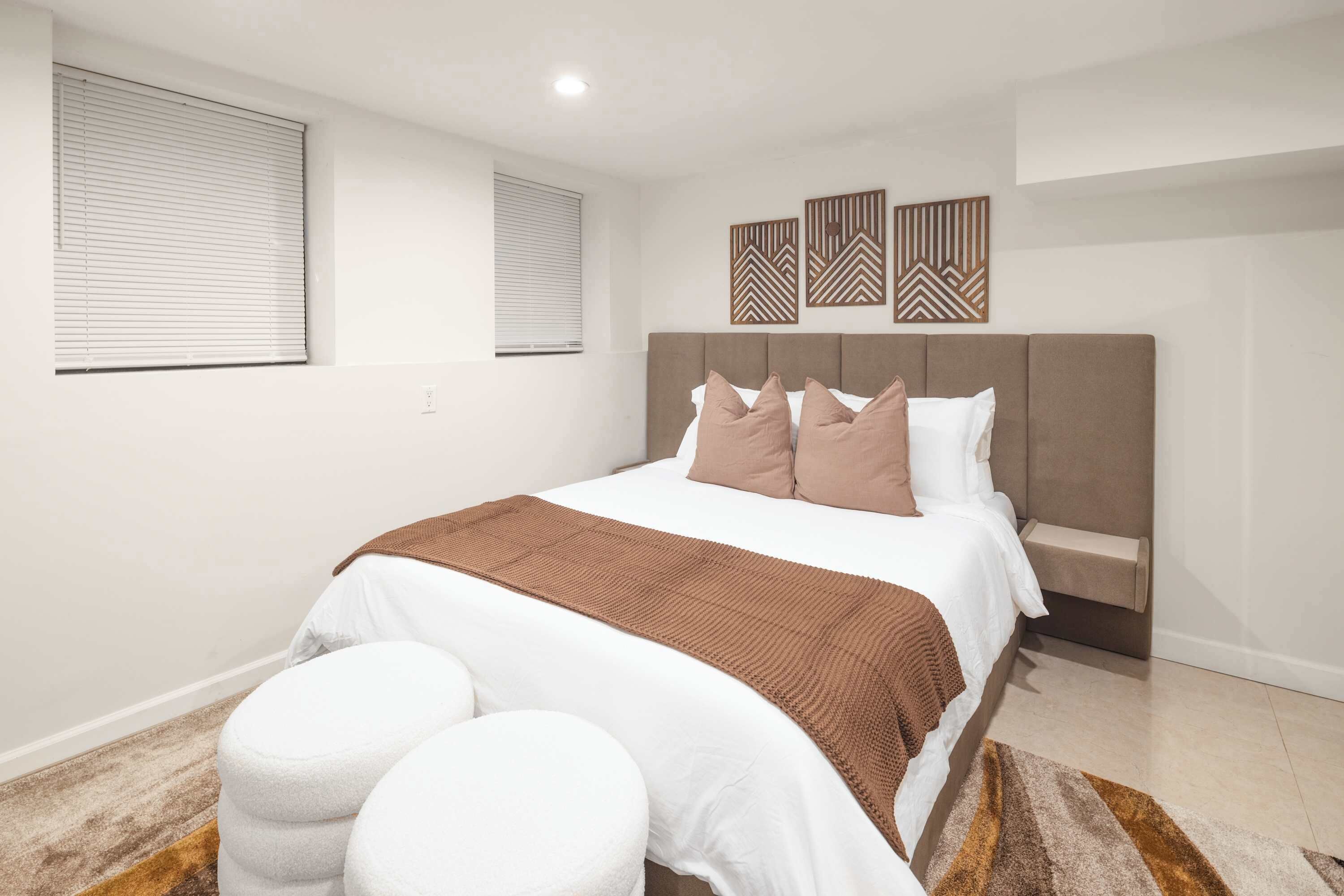 4 bedrooms, iron/ironing board, travel cot, WiFi