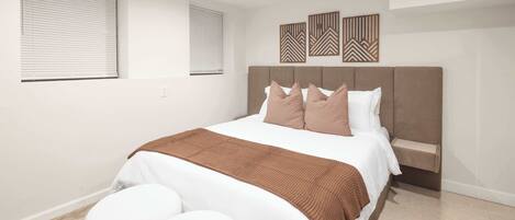 4 bedrooms, iron/ironing board, travel crib, WiFi