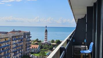 Family Room, Balcony, Beach View | Property grounds