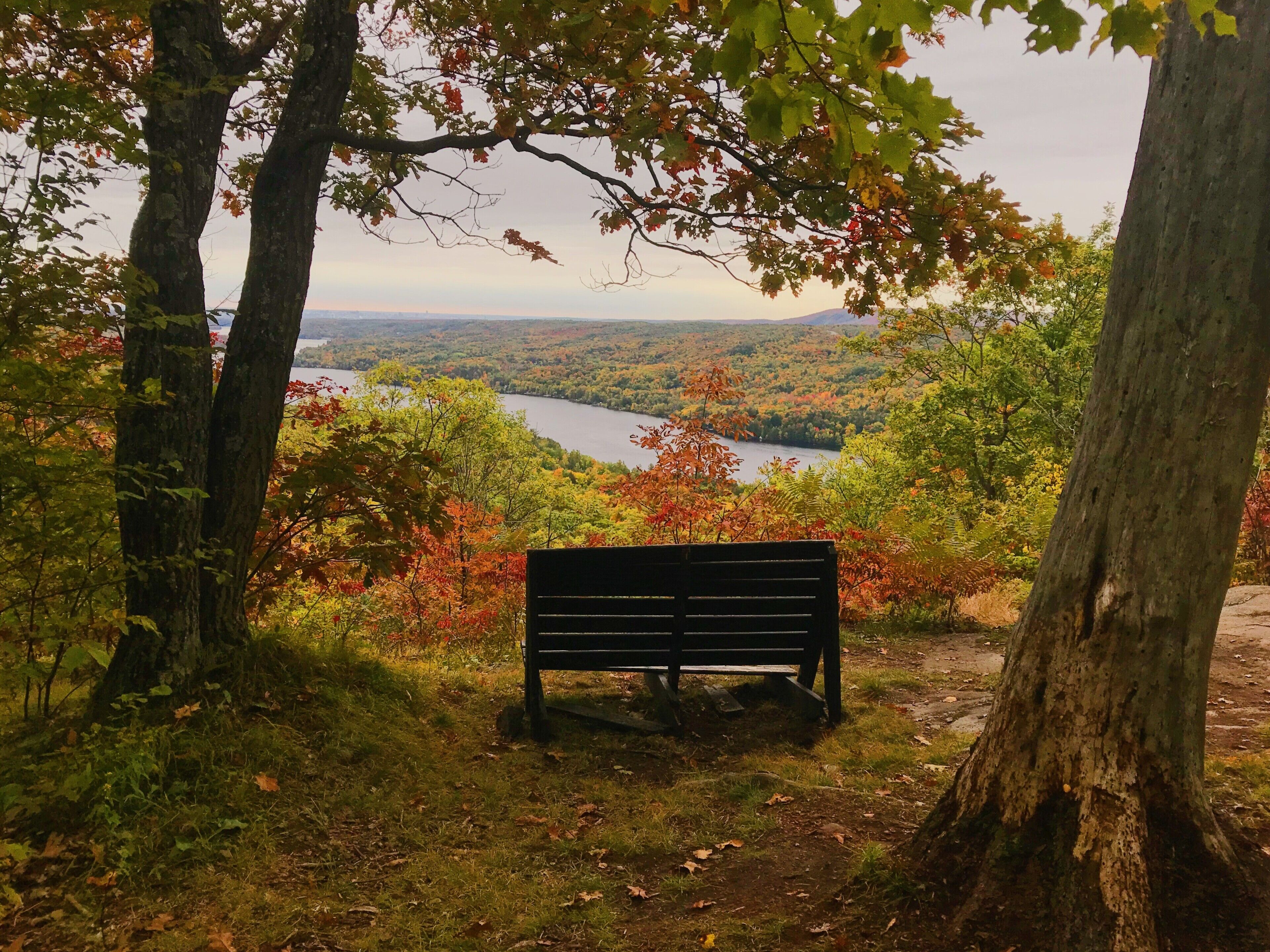 Udsigt fra overnatningsstedet