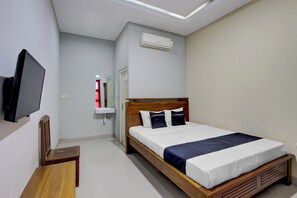 Quarto casal luxo | Wi-Fi de cortesia, roupa de cama