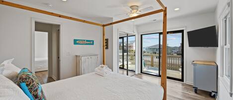 Private balcony access with natural light and space to unwind