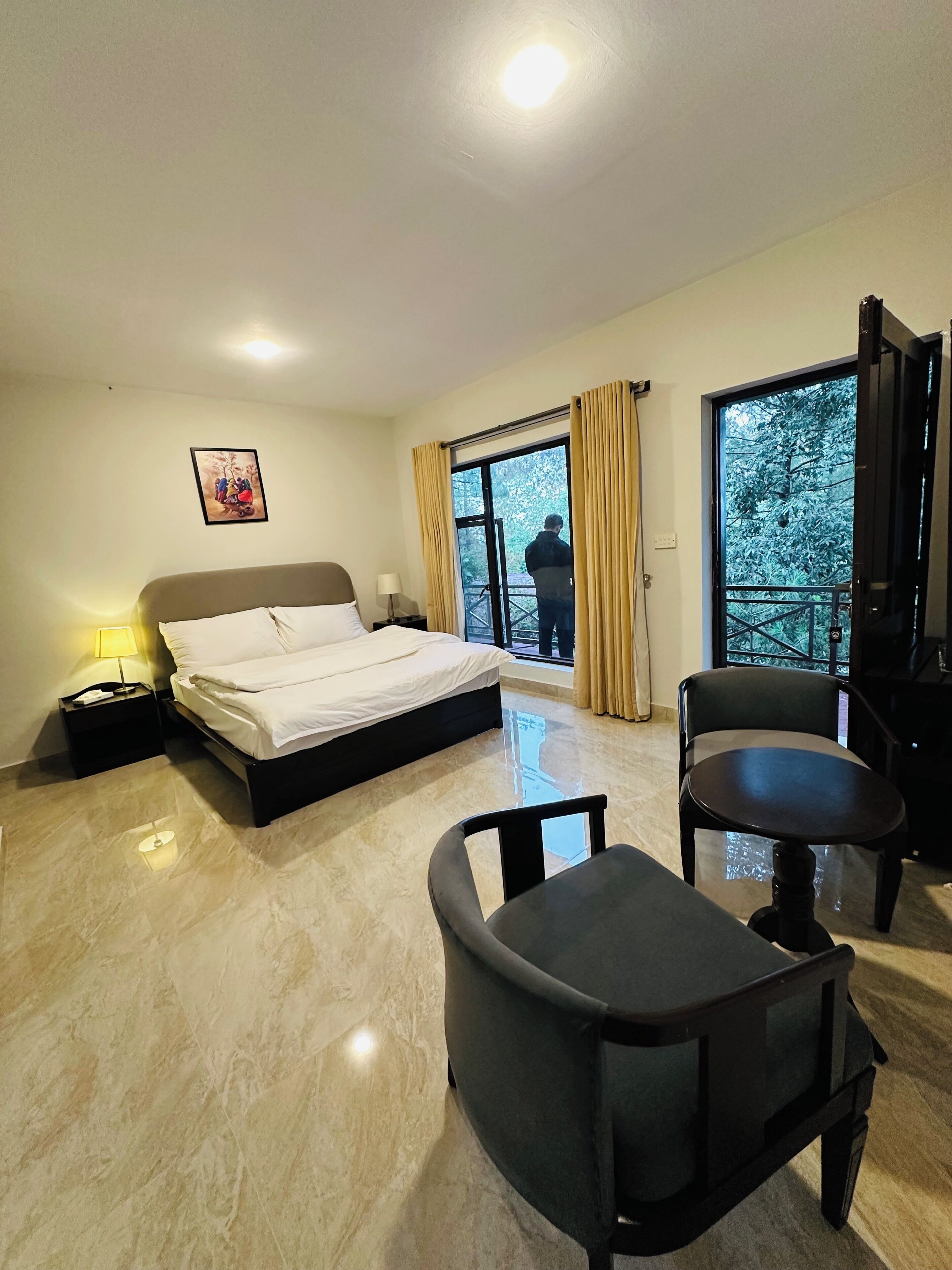 Premium bedding, soundproofing, free WiFi, bed sheets
